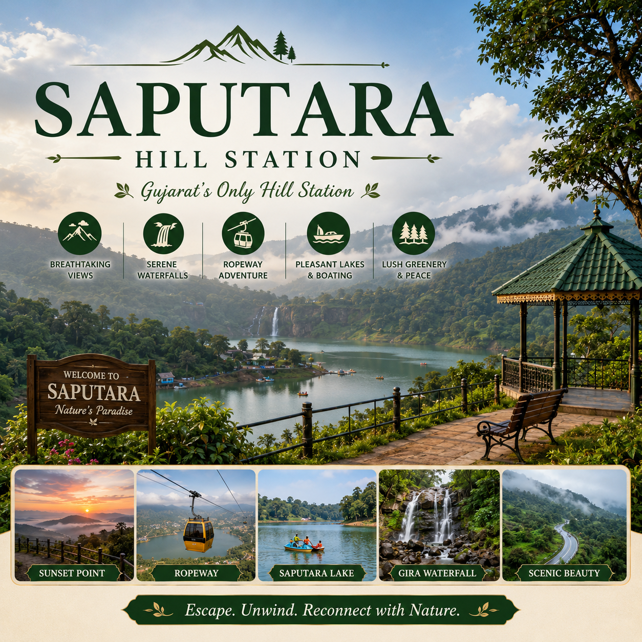 Saputara Hill Station